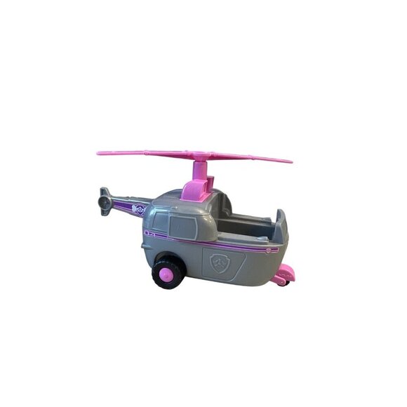 Paw Patrol Skye Helicopter Toy Figure Vehicle Spin Master Gray & Pink - Picture 3 of 5